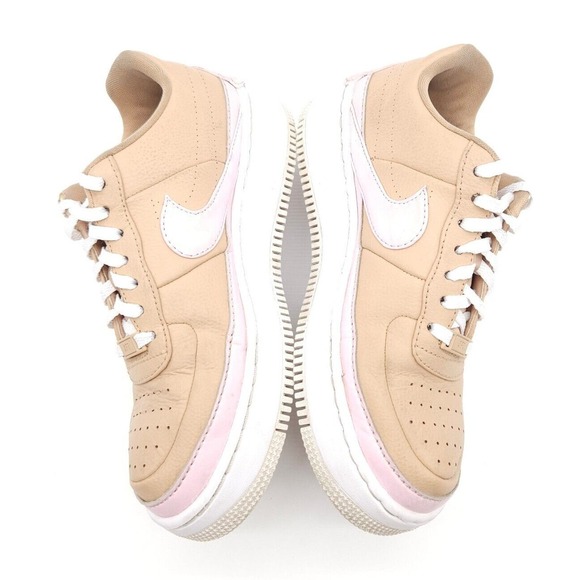 Nike Women's Sneakers in Tan and Pink - Picture 7 of 10